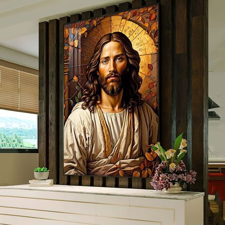 Nossa Senhora em Vidro 4mm - Modelo RLG5